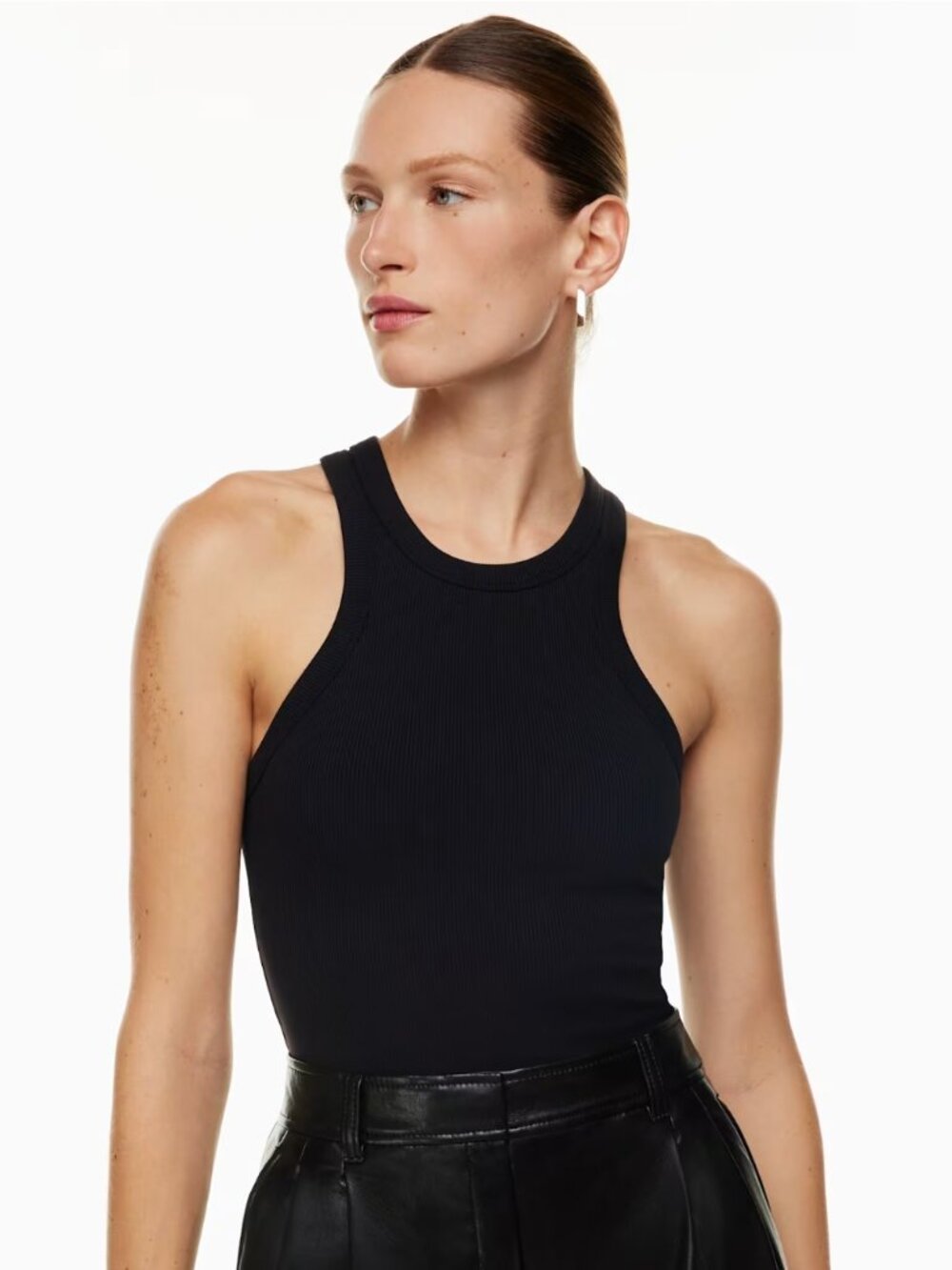 Aritzia Babaton Senna Formarib Tank - Black - Size Small